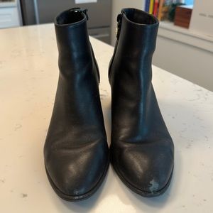 Stuart Weitzman Black Ankle Booties